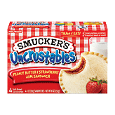 Smucker's Uncrustables peanut butter & strawberry jam sandwich, 4 count Full-Size Picture